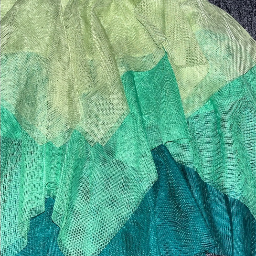 Wondernation Green Girls Skirt - Picture 2 of 4